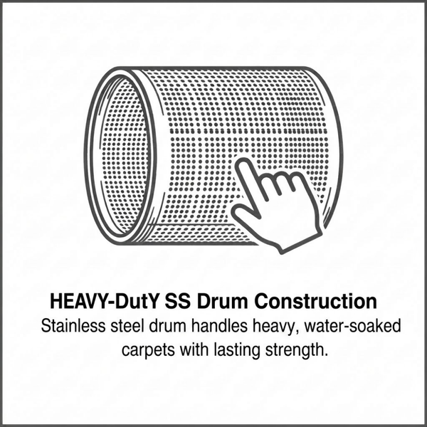 Heavy-Duty SS Drum Construction