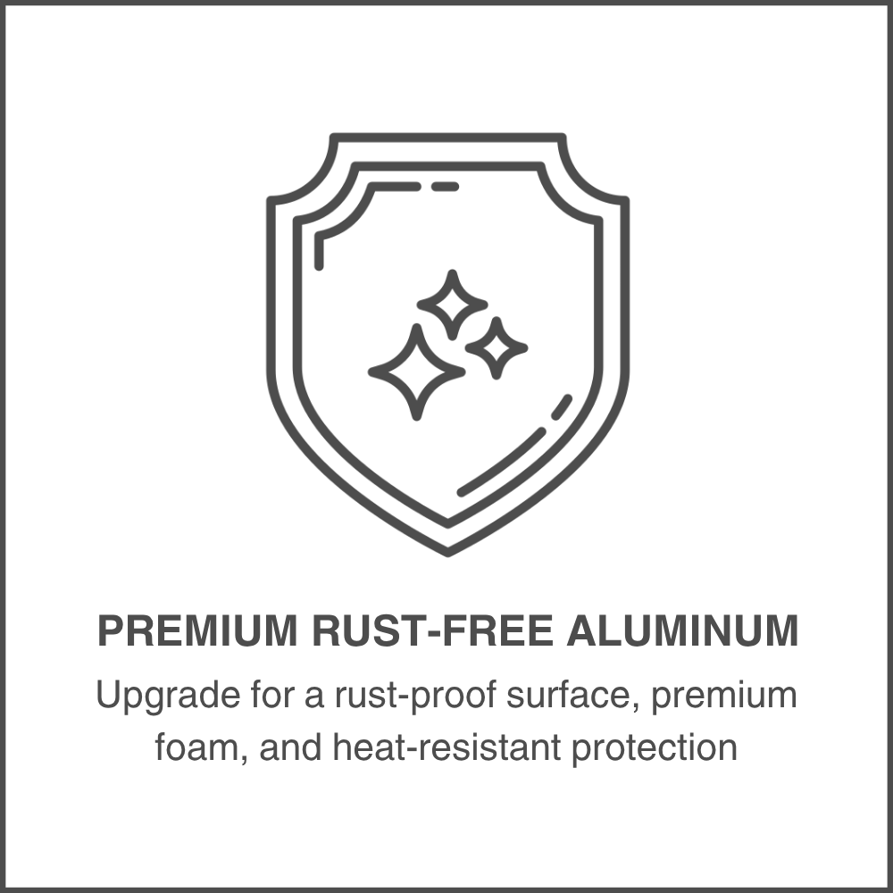 Premium Rust-Free Aluminum Top