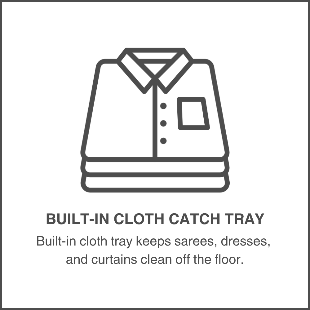 Built-In Cloth Catch Tray
