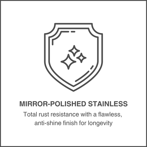 Mirror-Polished Stainless