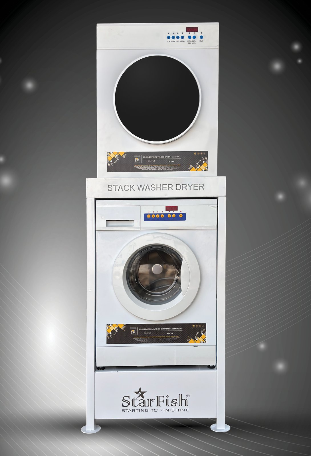 Laundromat Stack Washer and Dryer
