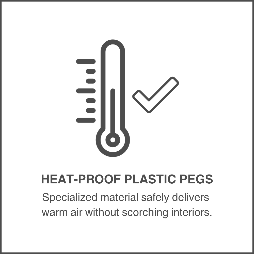 Heat-Proof Plastic Pegs