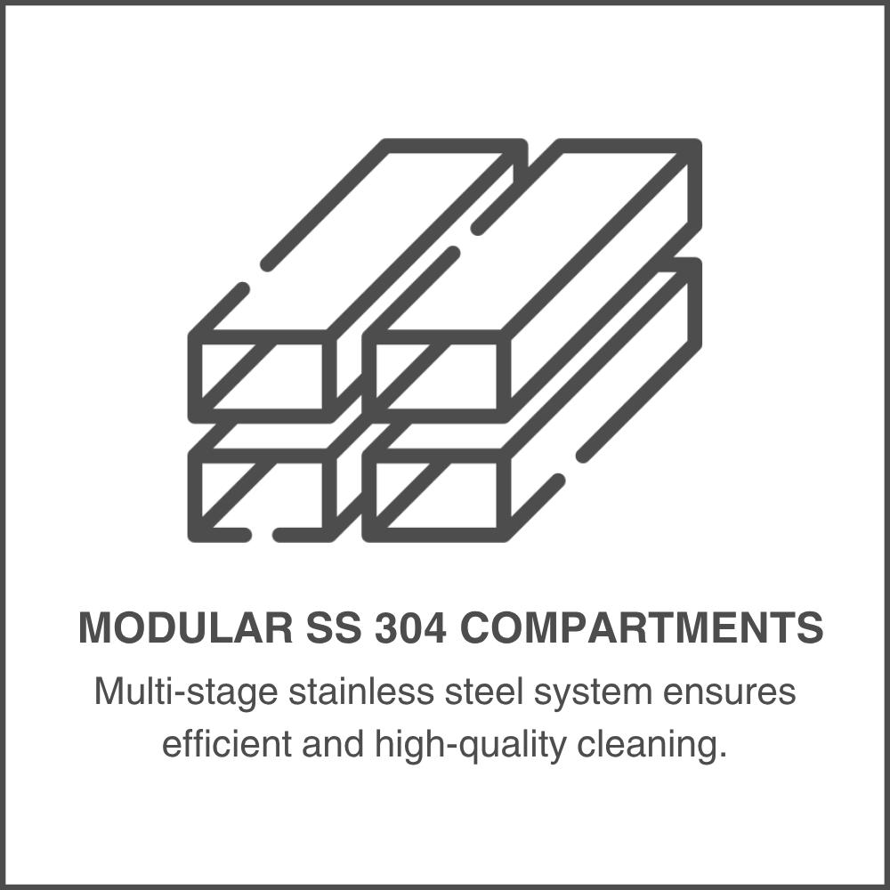 Modular SS 304 Compartments