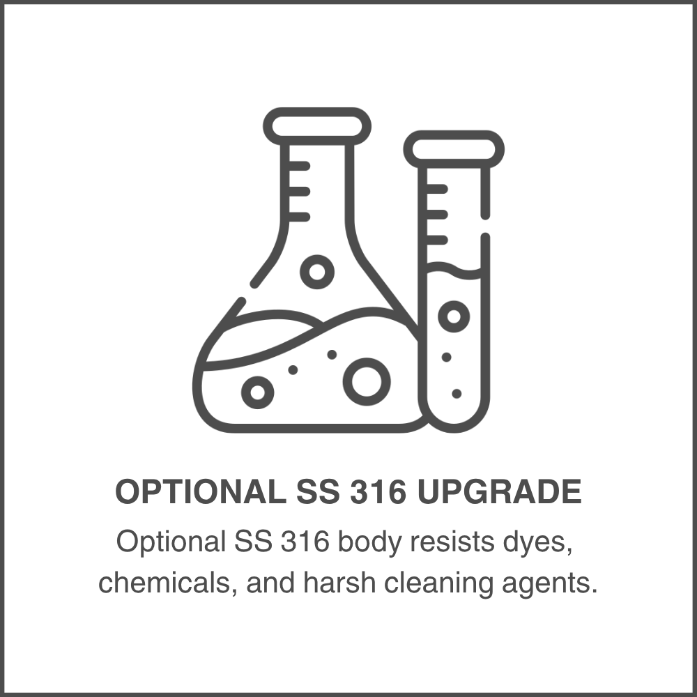 Optional SS 316 Upgrade